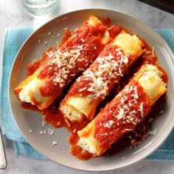 The image for Manicotti, Tuscan Style (BYO Beer and Wine) $59.99 per person