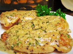 The image for Chrispy Chicken w/Tarragon Cream Sauce (BYO Wine or Beer)$59.99 per person