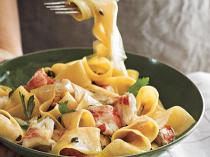The image for Creamy Lobster w/ Homemade Pasta (BYO Wine or Beer) $69.99 per person