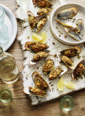 The image for Living the Salt Life! Pistachio Pesto Shrimp (BYO Beer and Wine) $59.99 per person